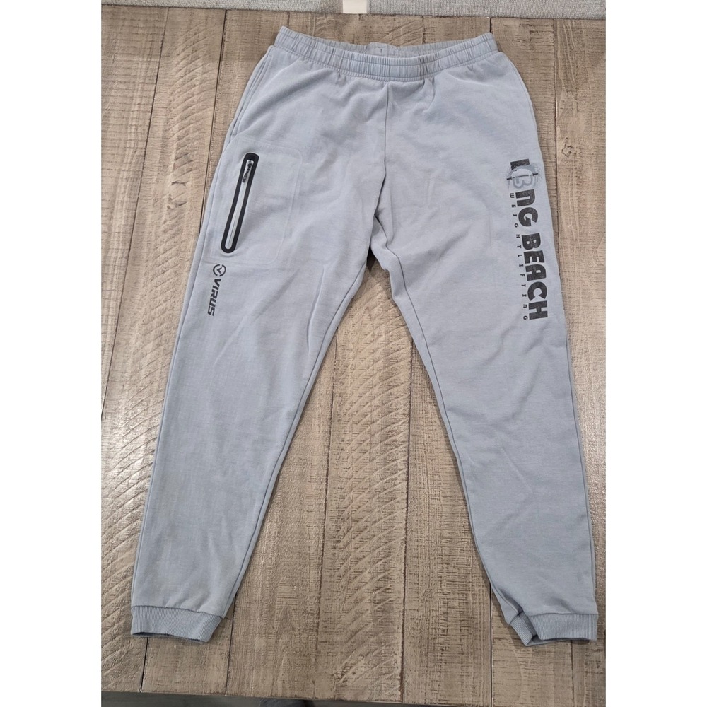 Virus BioFleece Mens Medium Grey Performance Athletic Sweatpants Gray M